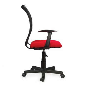 Кресло BRABIX Spring MG-307 (красно-черный) в Довольном - dovolnoe.mebel54.com | фото