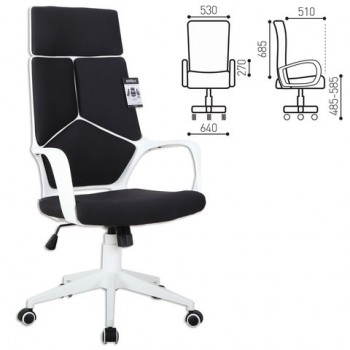 Кресло офисное BRABIX Prime EX-515 (черная ткань) в Довольном - dovolnoe.mebel54.com | фото