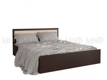 Кровать 1,6 Фиеста (Венге/Дуб беленый) в Довольном - dovolnoe.mebel54.com | фото
