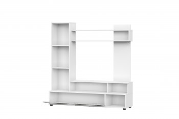 Мебель для гостиной "МГС 9" Белый / Цемент светлый в Довольном - dovolnoe.mebel54.com | фото